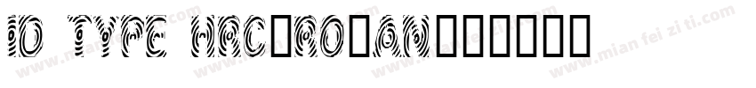 ID TYPE HRC(ROMAN字体转换